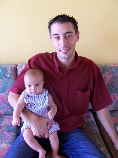 Avec mon papa à midi !