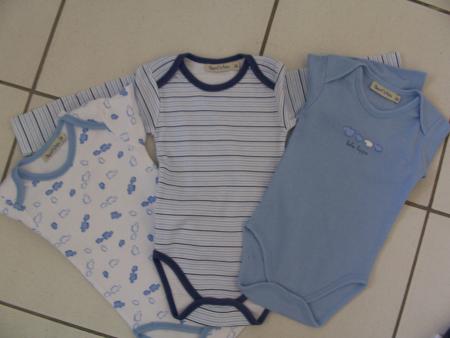 Mes bodies de 6 mois