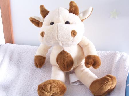 Une peluche VACHEMENT douce